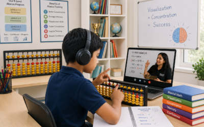 How Online Abacus Training Improves Brain Development for Children 6+